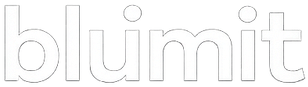 Logo negativo blumit